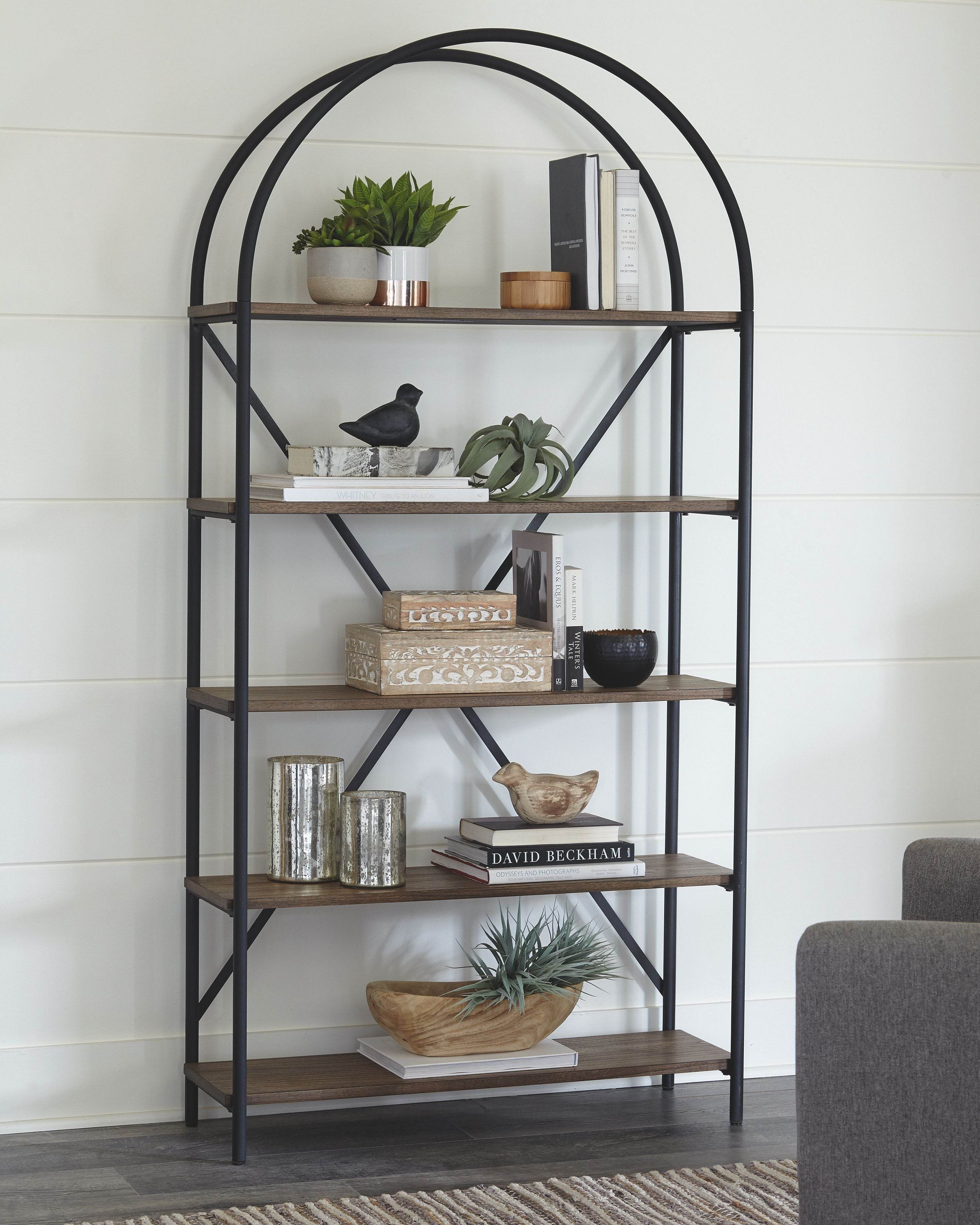 Galtbury - Bookcase - Brown / Black-1