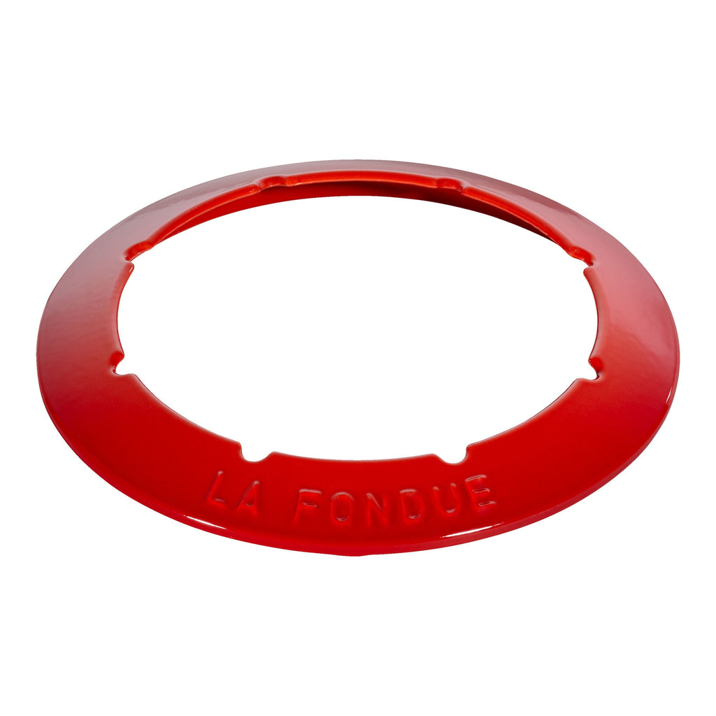 STAUB Cast Iron Fondue Set — Cherry Red | Premium Entertaining for Home & Restaurant