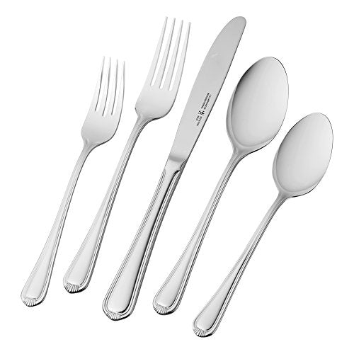 ZWILLING J.A. HENCKELS International 22520-365 J.A. HENCKELS Flatware Set, 65 Piece, Silver-0