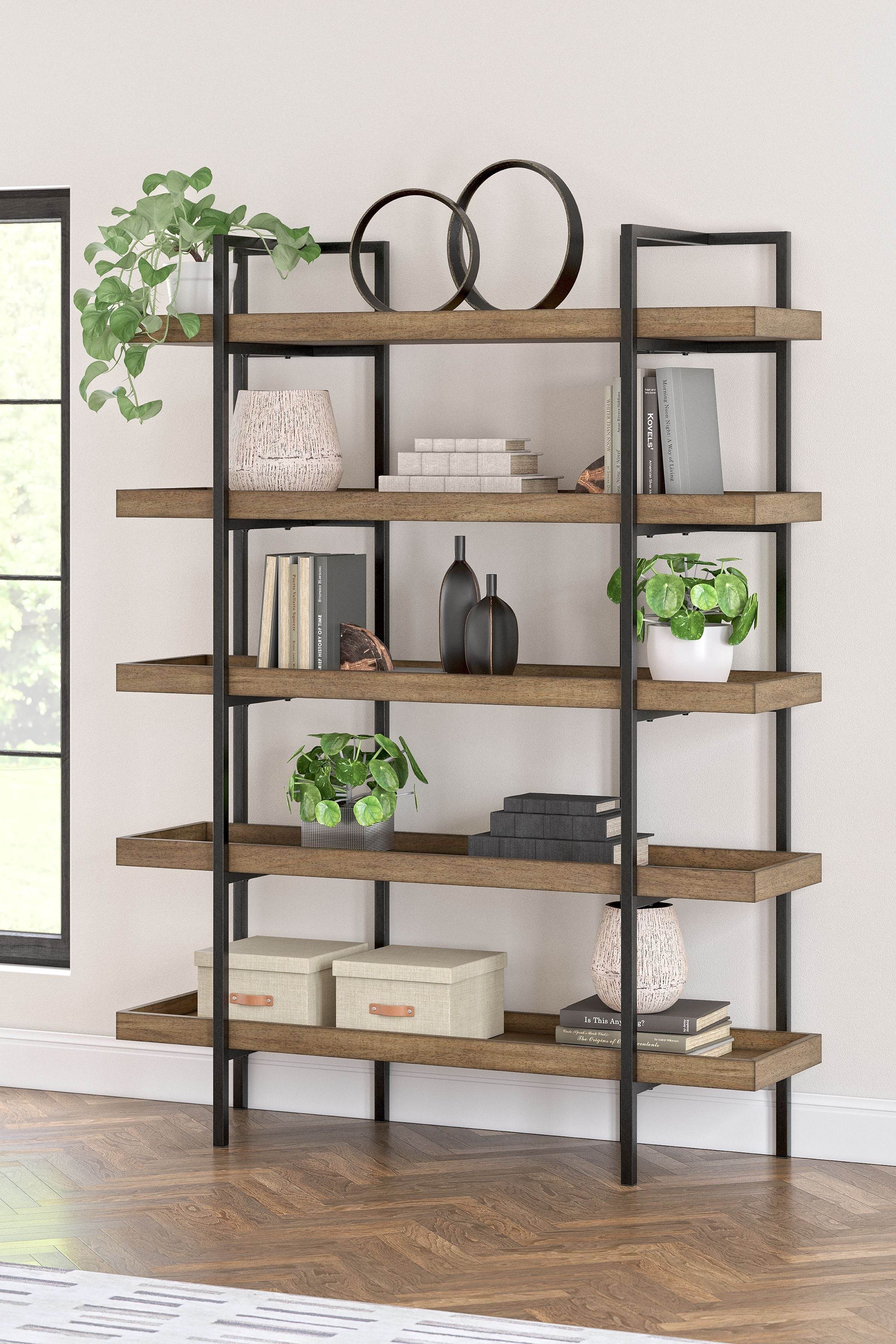 Montia - Bookcase - Light Brown-1