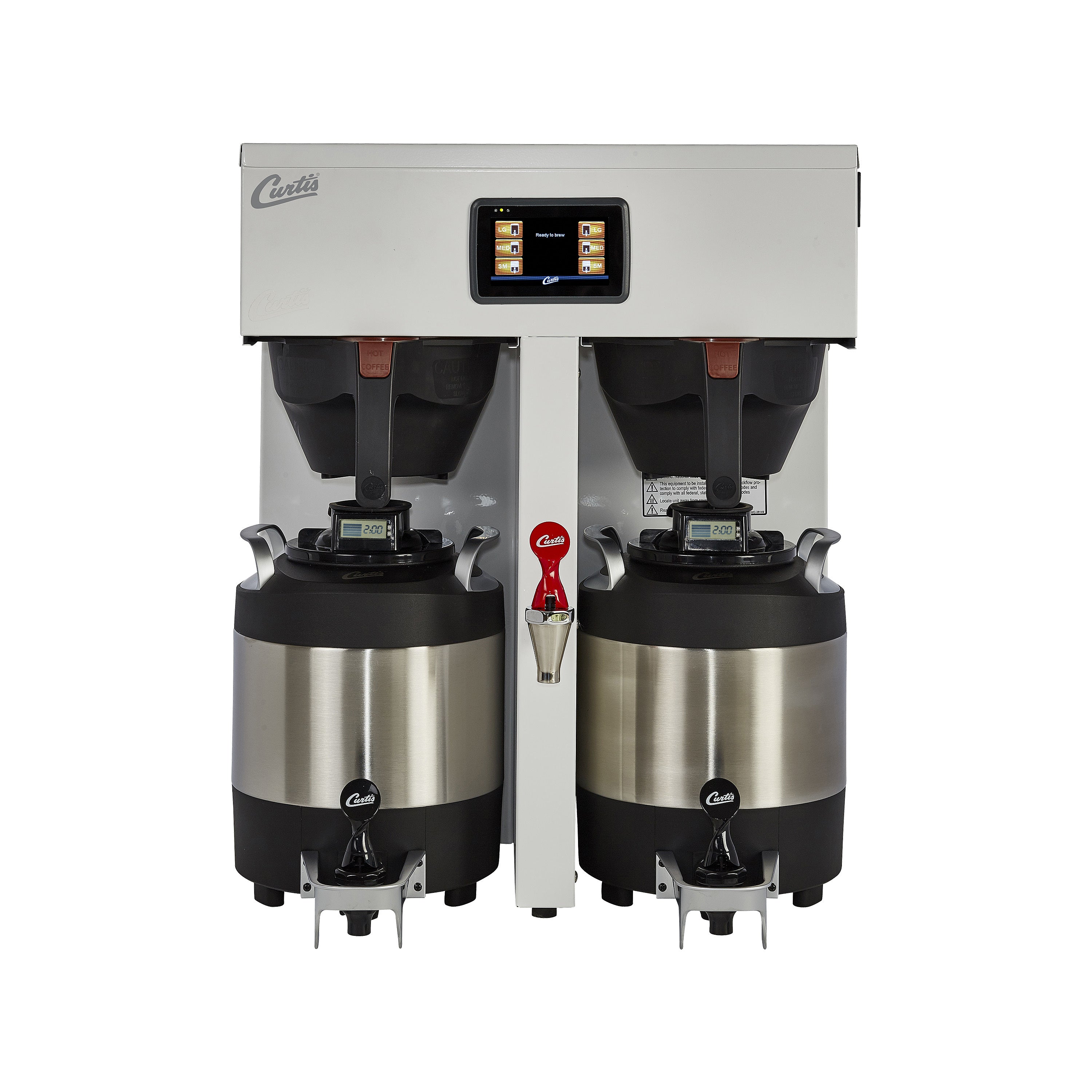Twin Commercial Coffee Brewer — 2 x 1 Gal High-Volume for Cafés & Restaurants
