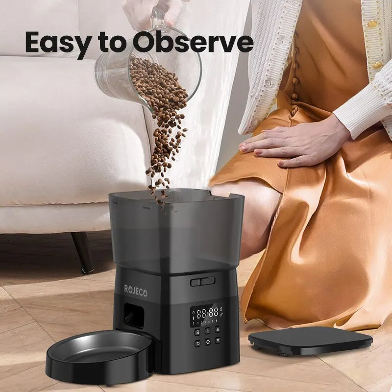 Smart Control Automatic Pet Feeder for Cats and Dogs-4