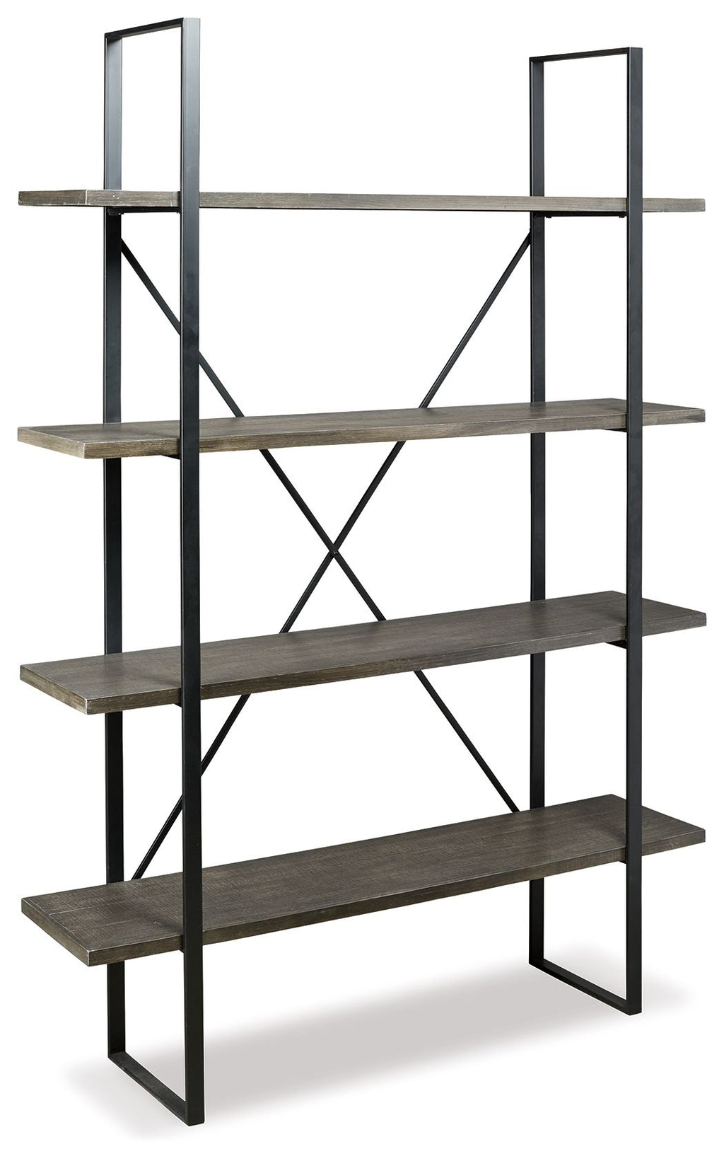 Gilesgrove - Bookcase - Black / Gray-0