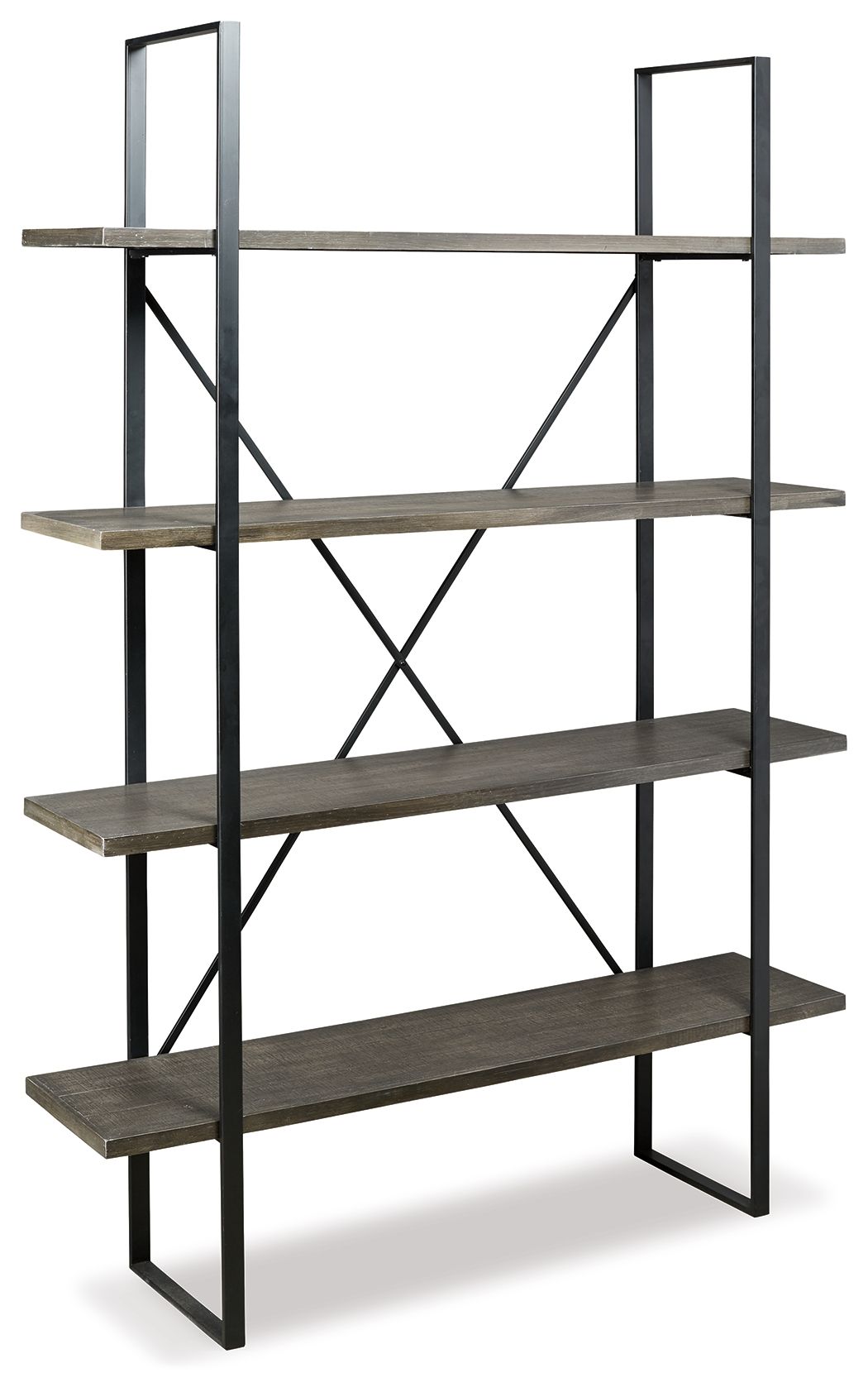 Gilesgrove - Bookcase - Black / Gray-0