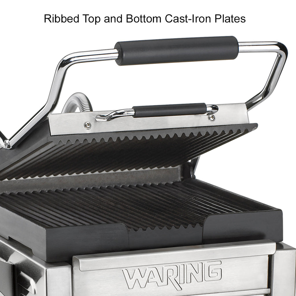 WPG250T  Panini Supremo with Timer - Large Panini Grill by Waring Commercial-2