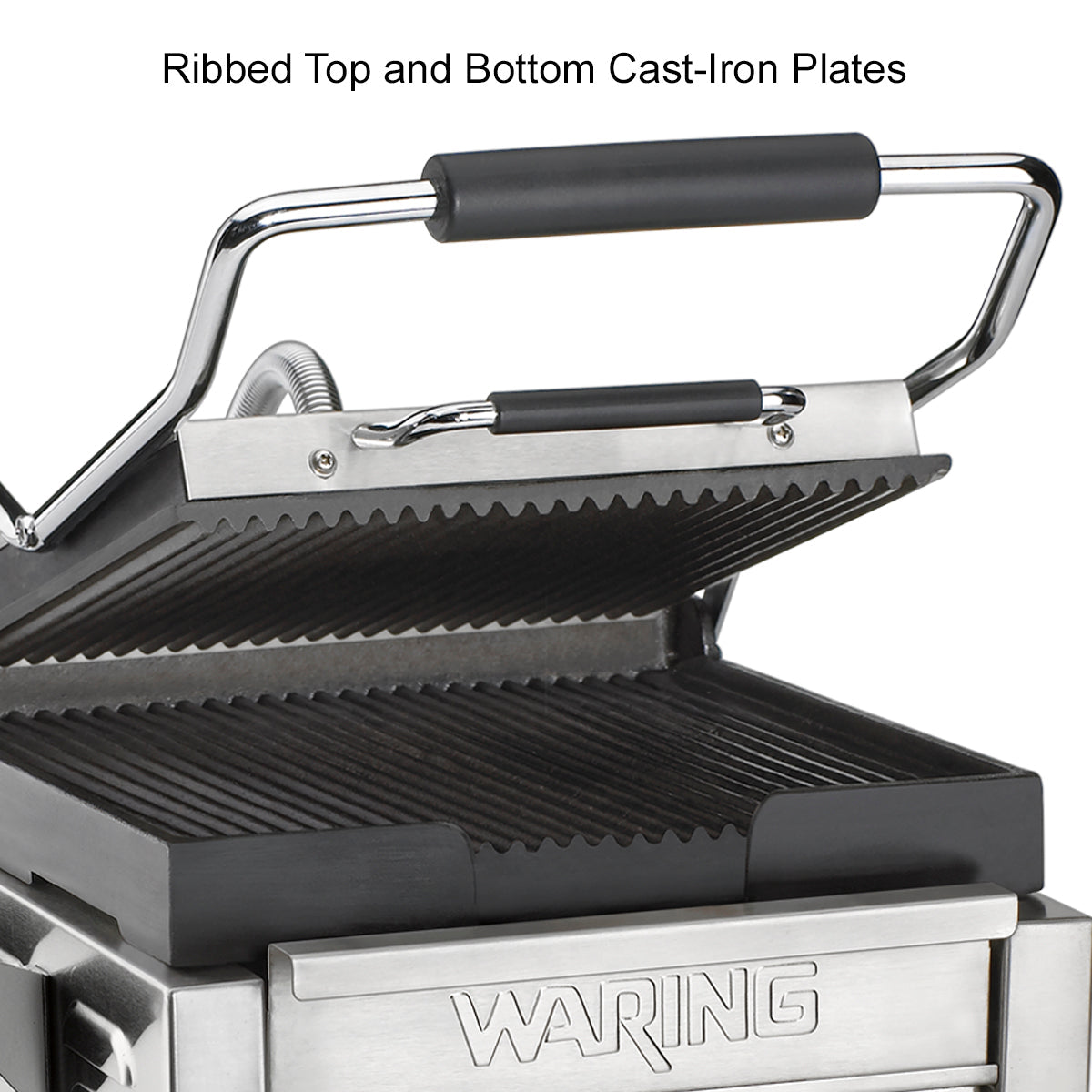 WPG250T  Panini Supremo with Timer - Large Panini Grill by Waring Commercial-2